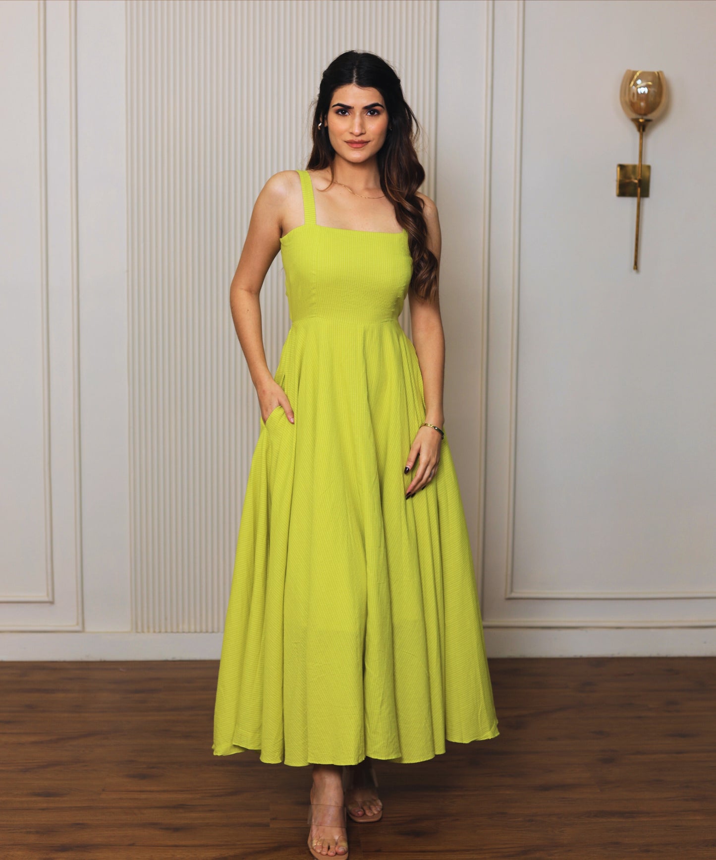 Ethereal Lime Gown