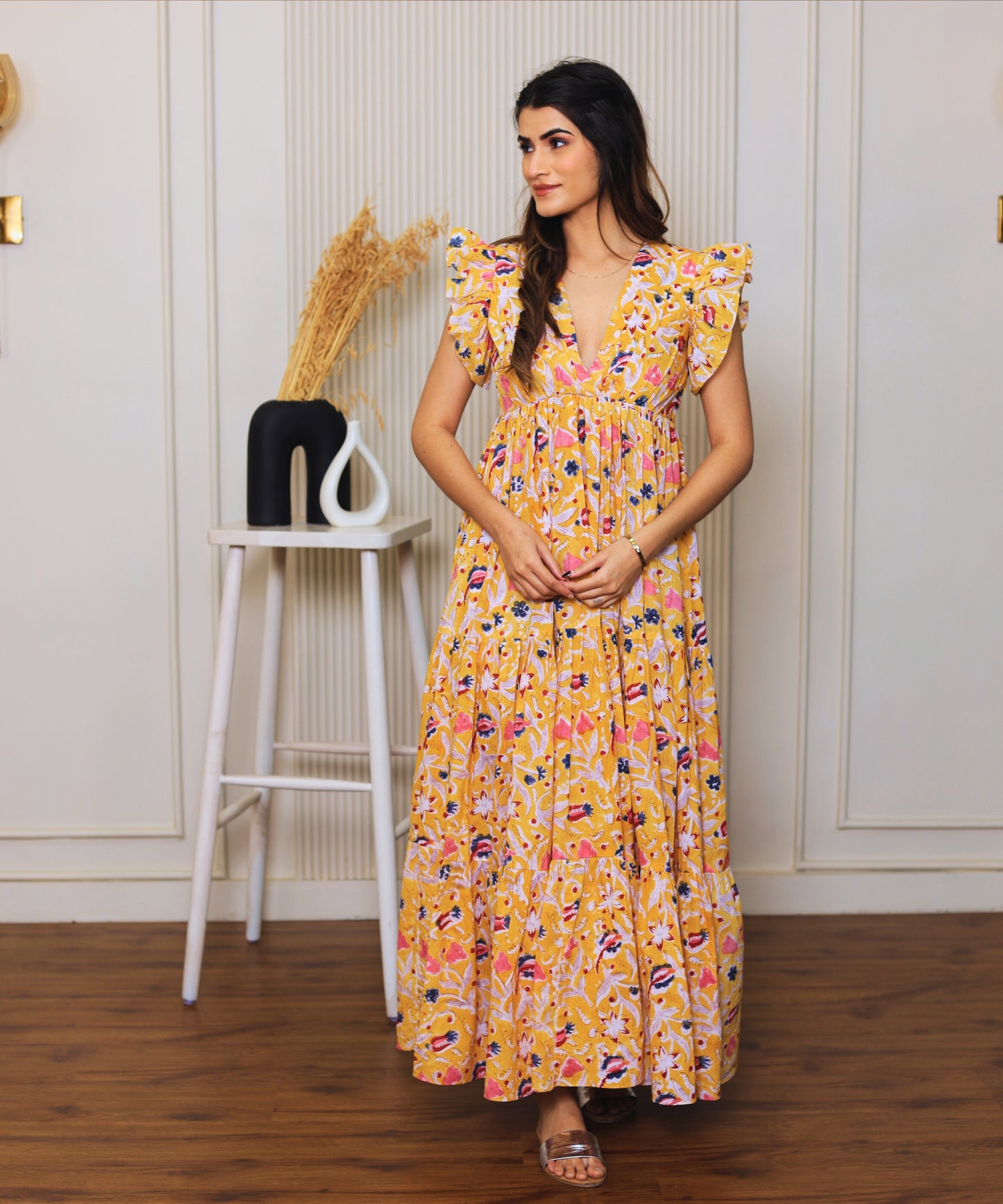 Ethereal Floral Gown