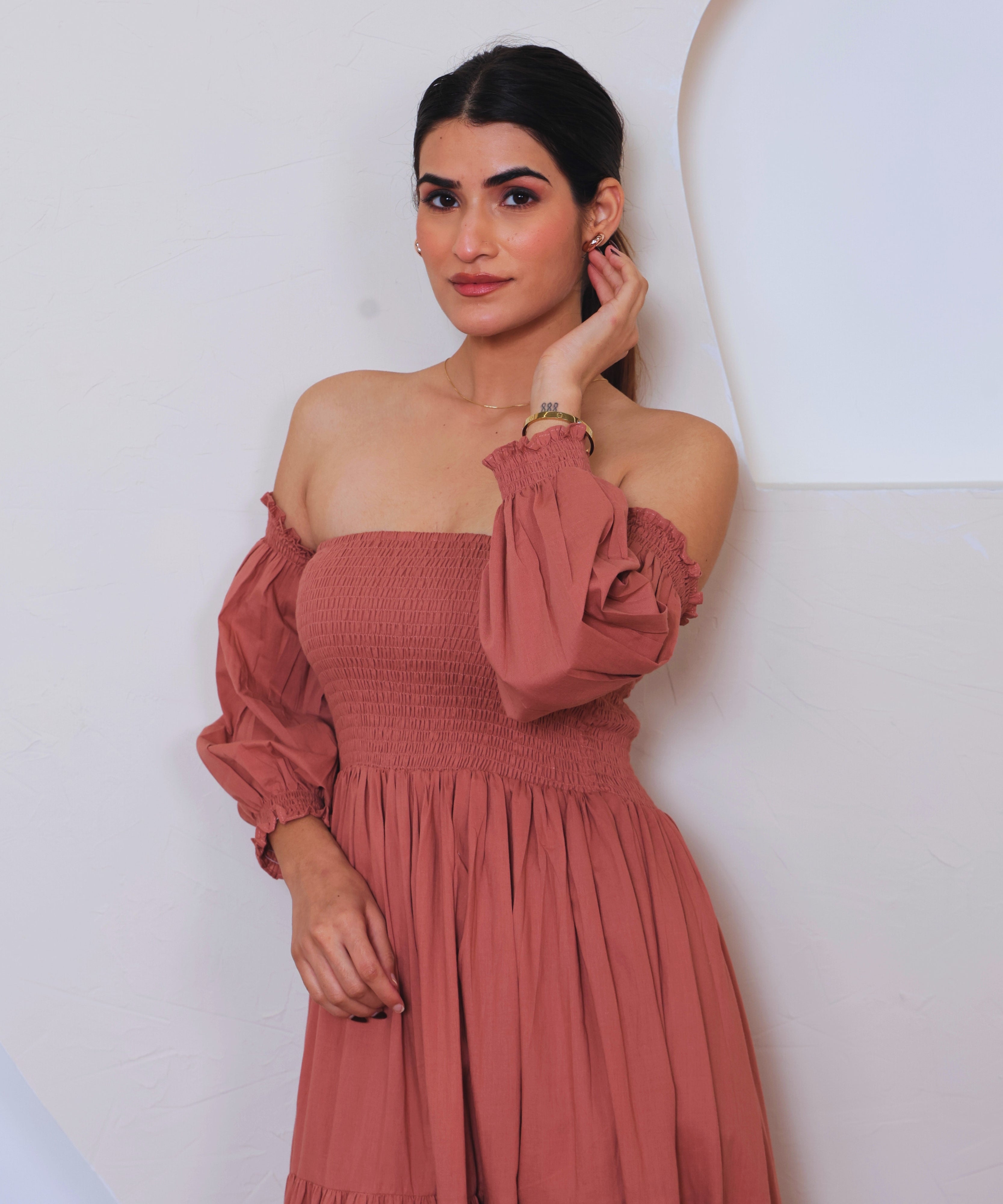 Pretty Rose Stripless Dress