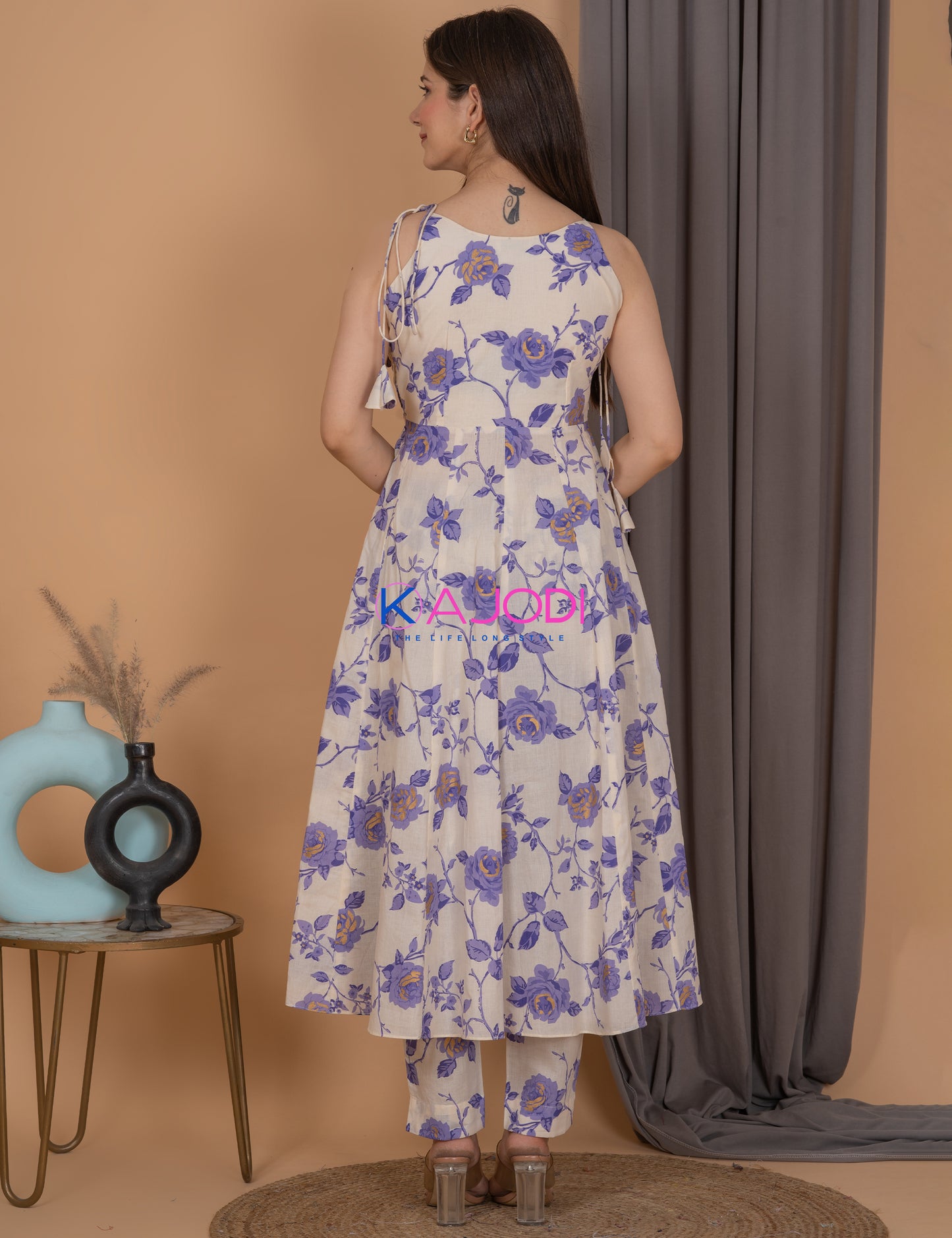 Mahak Purple Golden Buta Suit Set