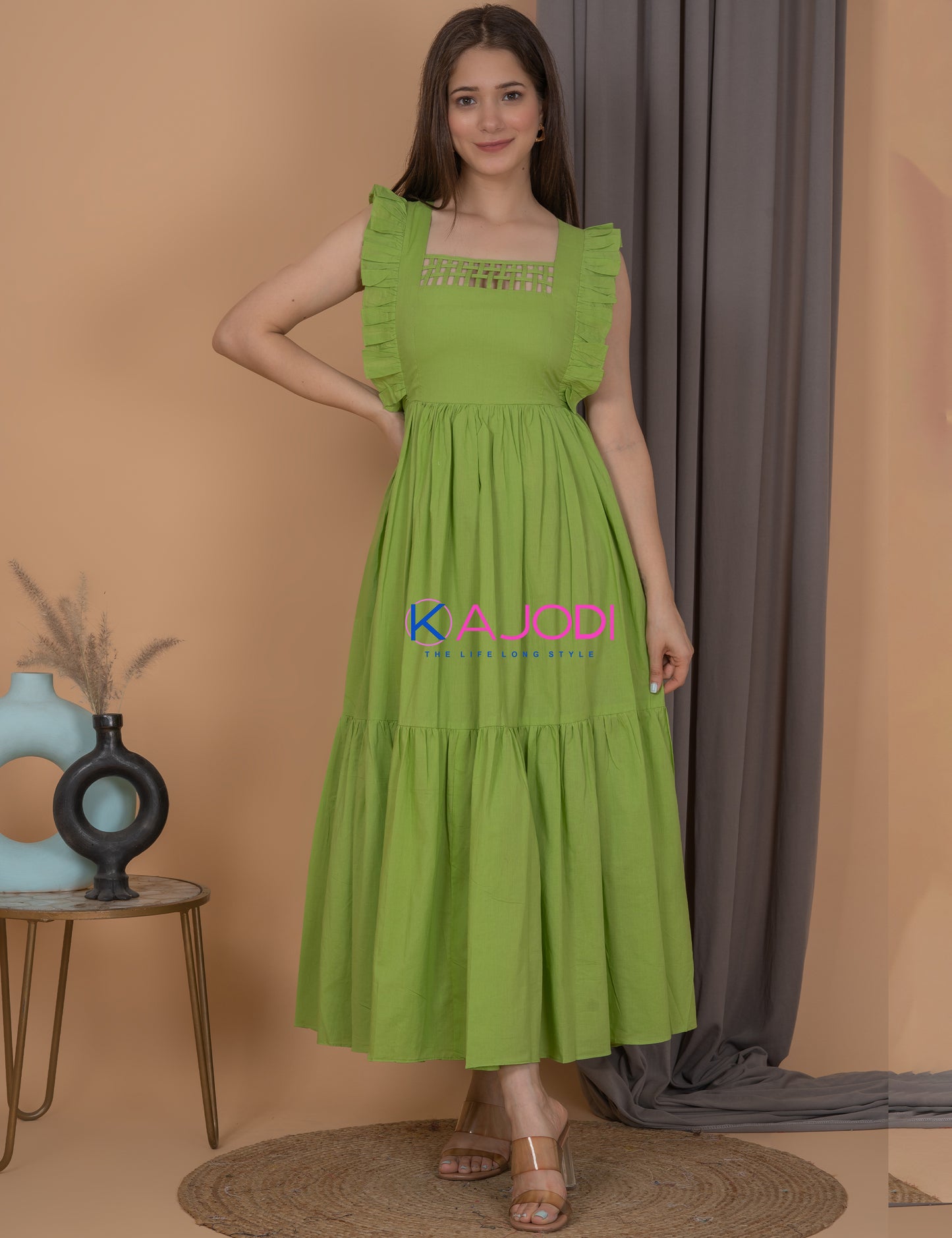 Celina Green Dress