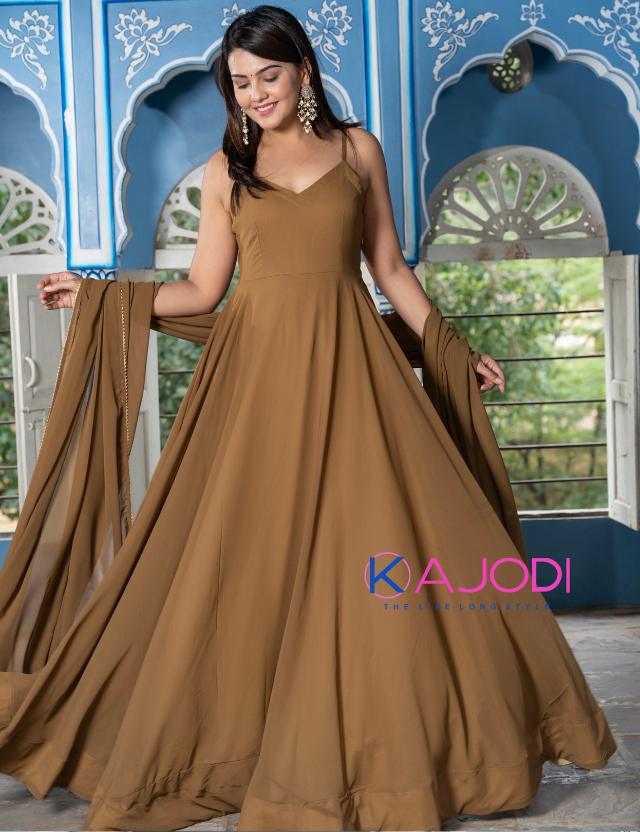 Ketty Floor-Length Long Dress