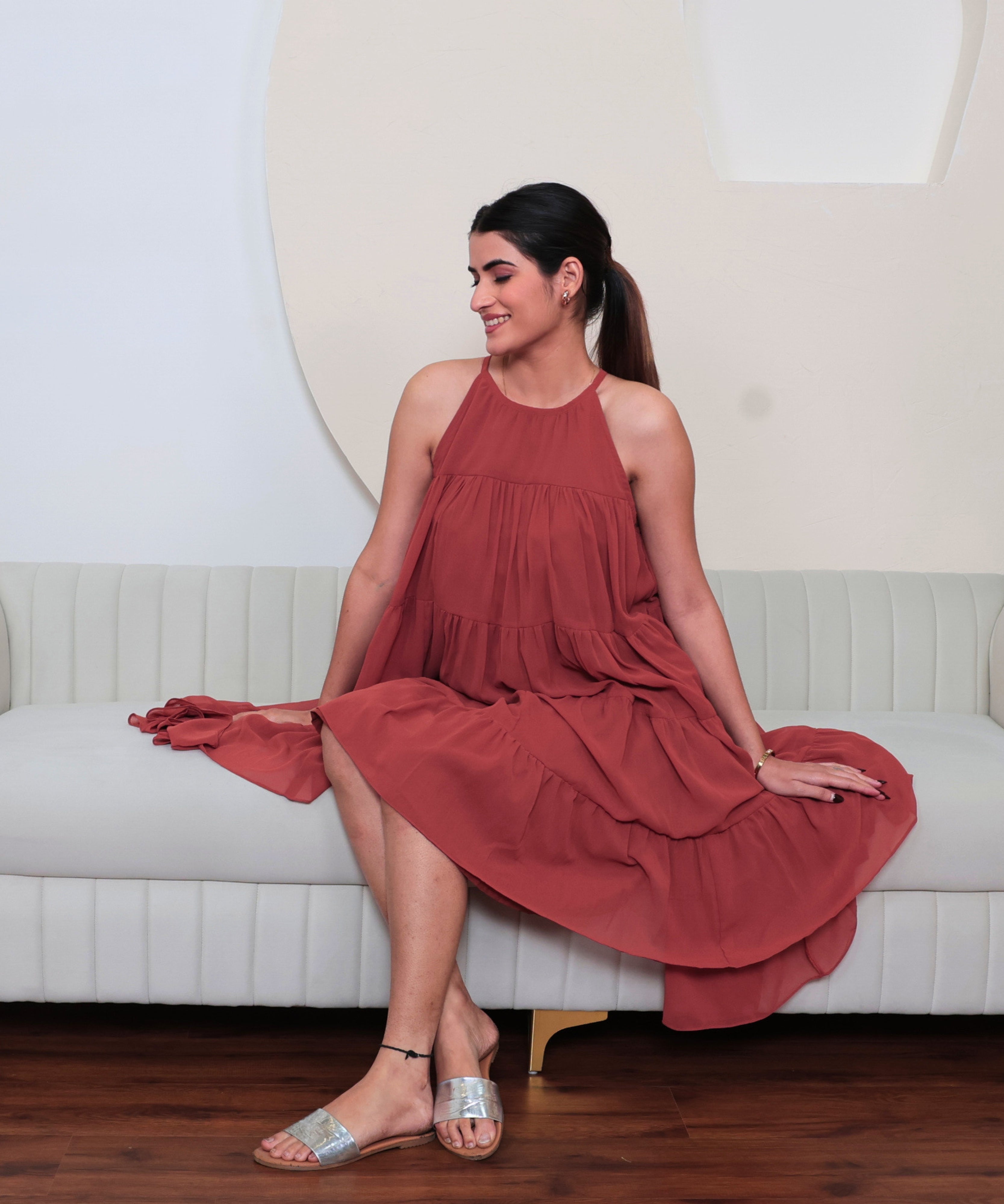 Rose Rust Short Dress