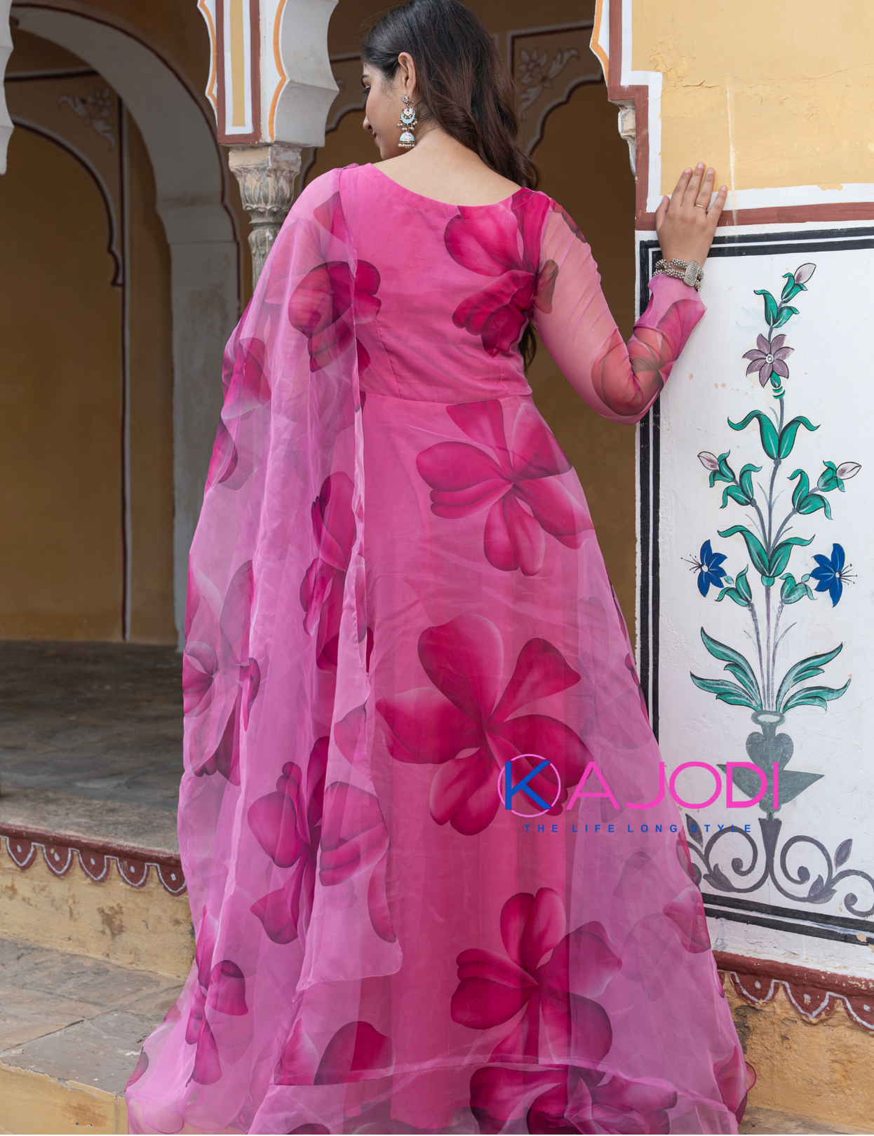 Kiya Organza Long Dress