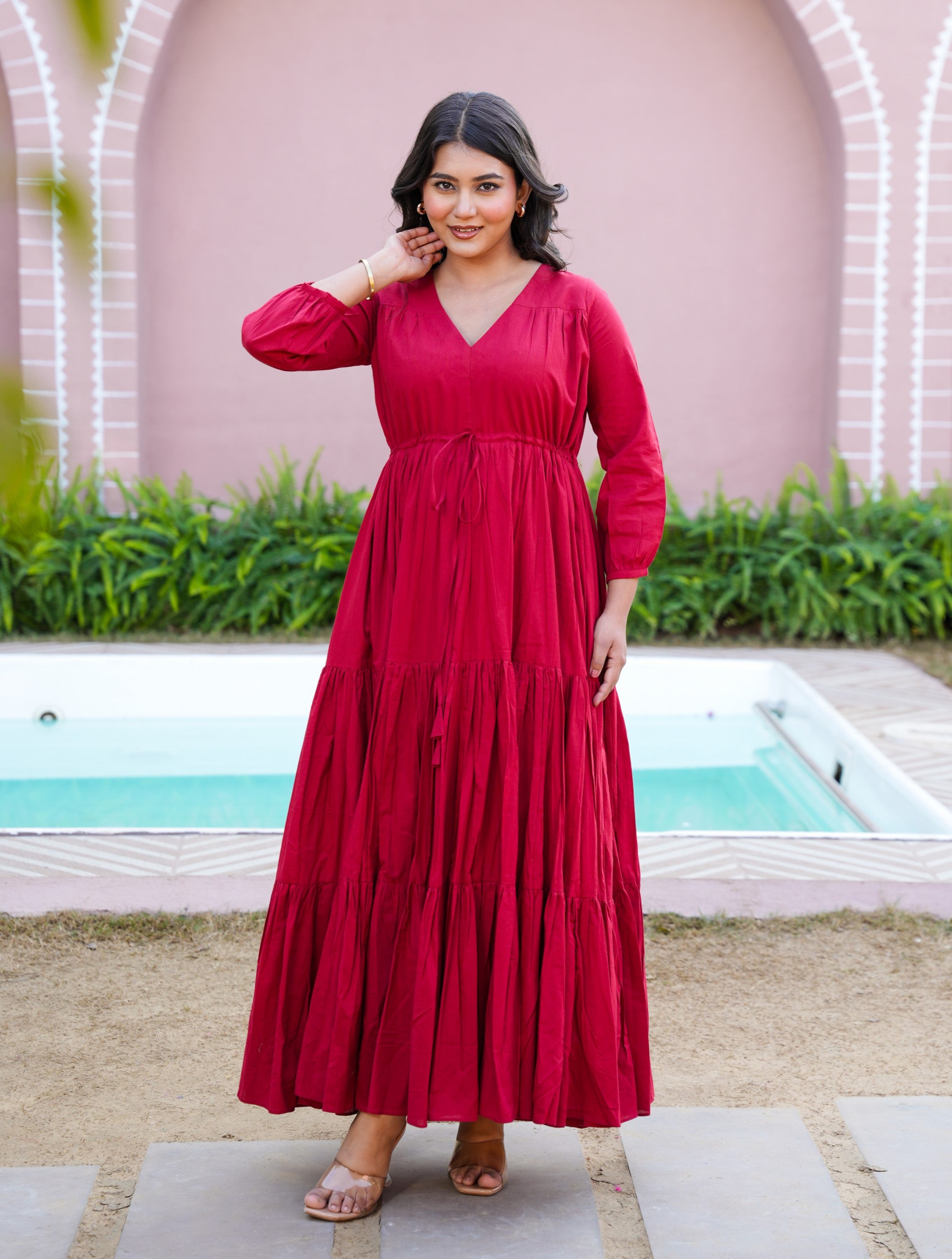 Candle Light Cotton Dress