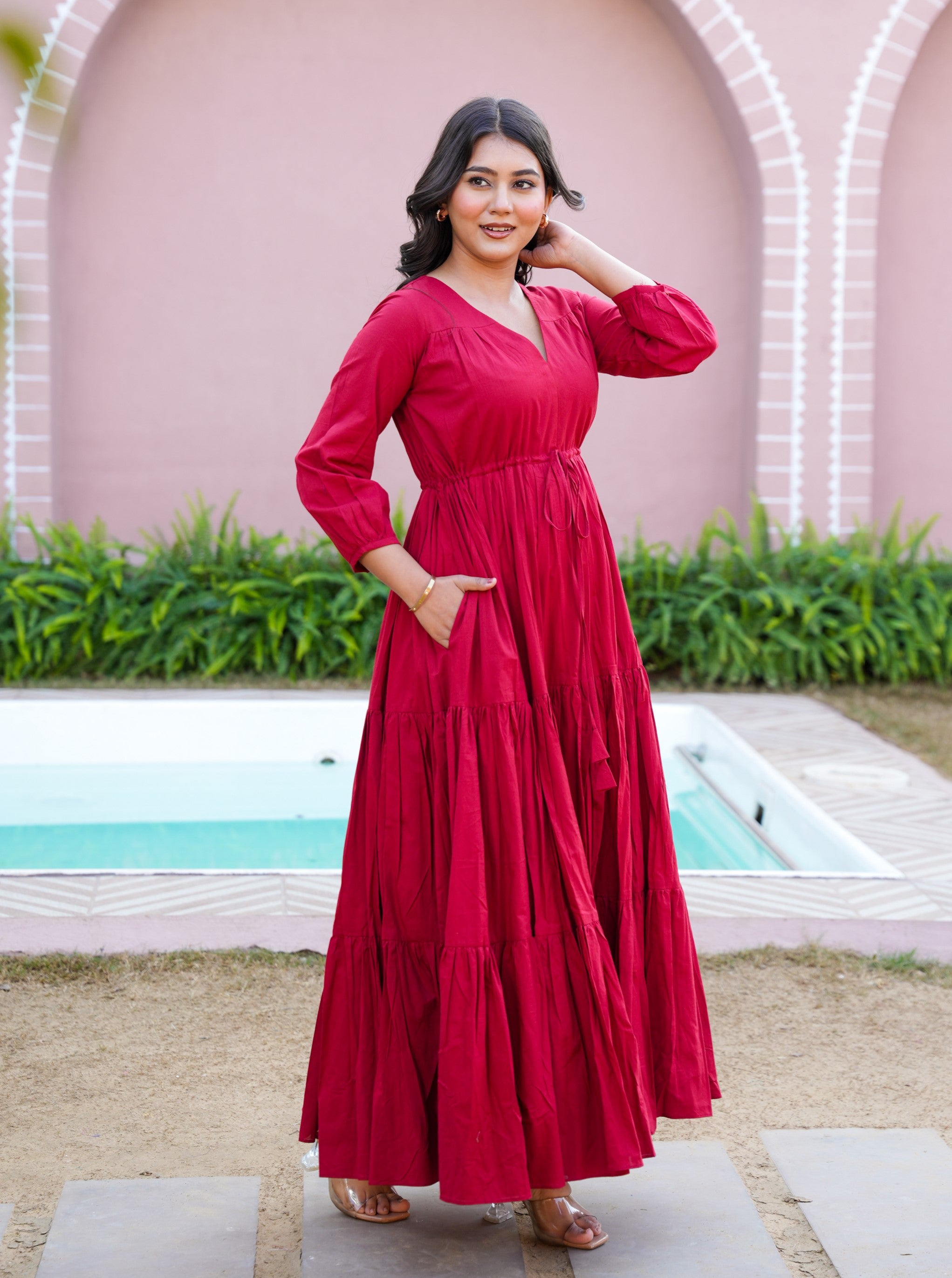 Candle Light Cotton Dress