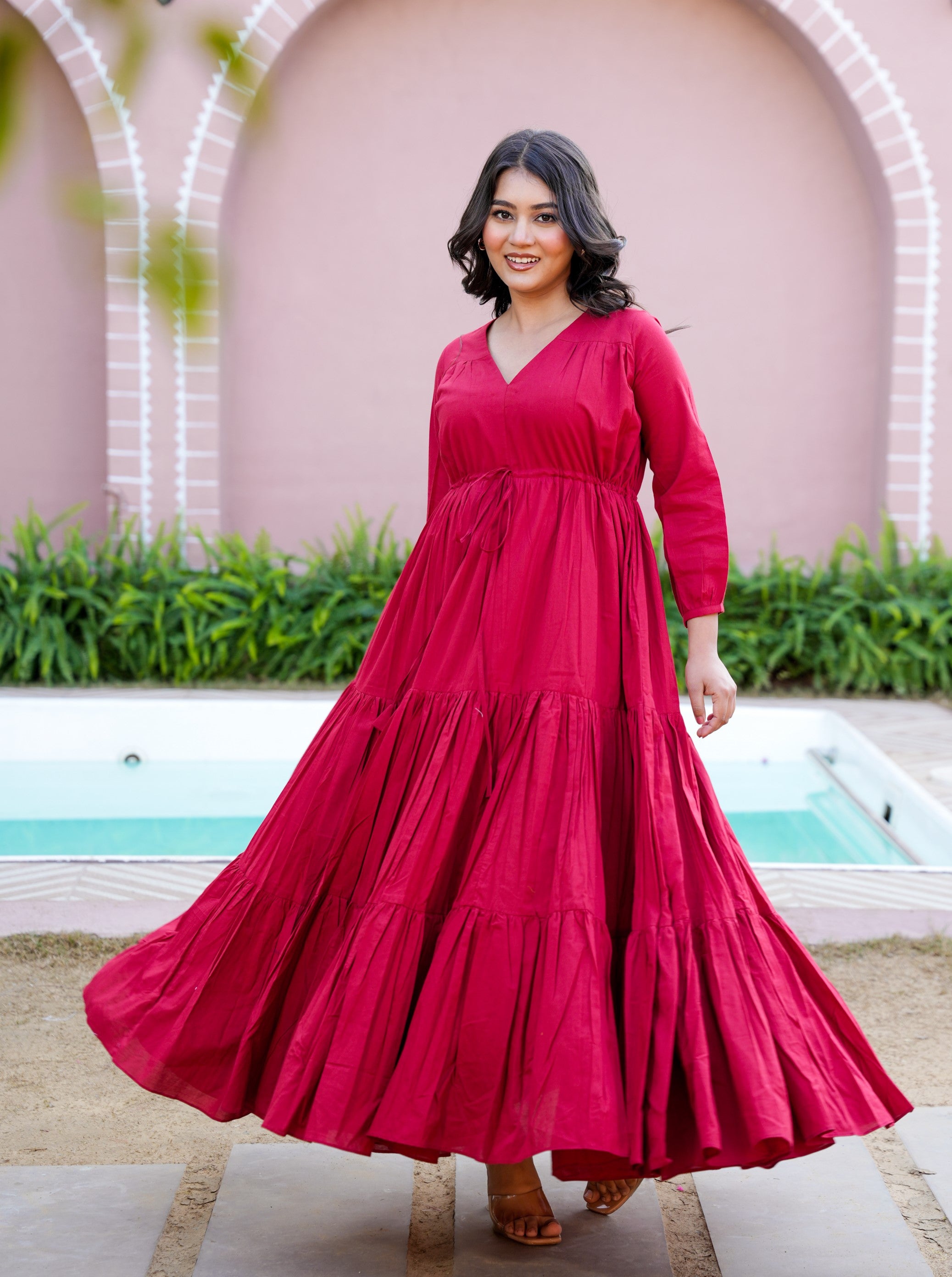 Candle Light Cotton Dress