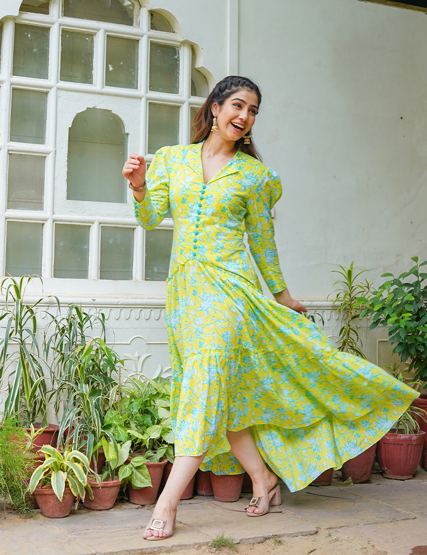 Rubina Long Tiered Dress
