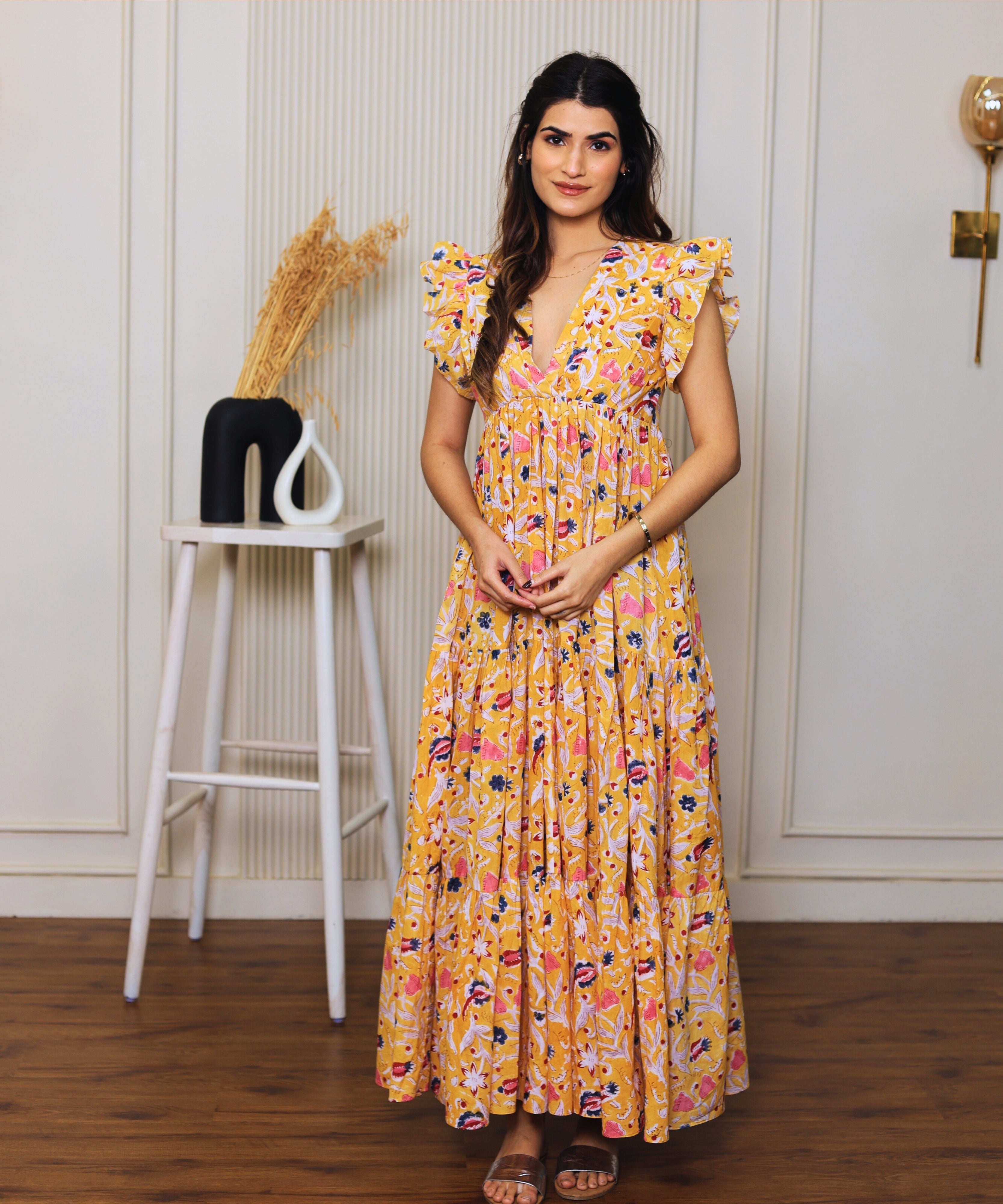 Ethereal Floral Gown