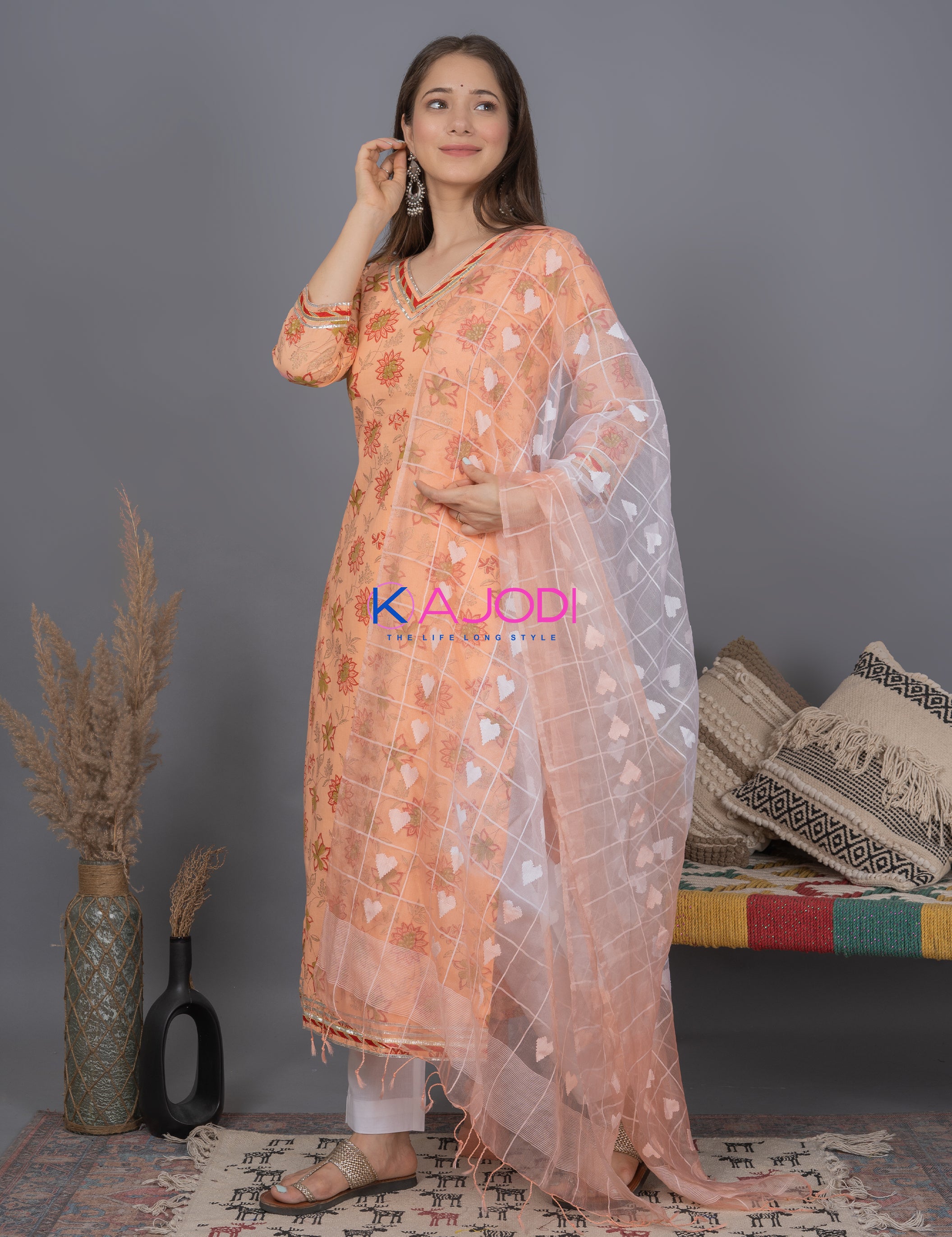 Rangoli Cotton Kurta Set