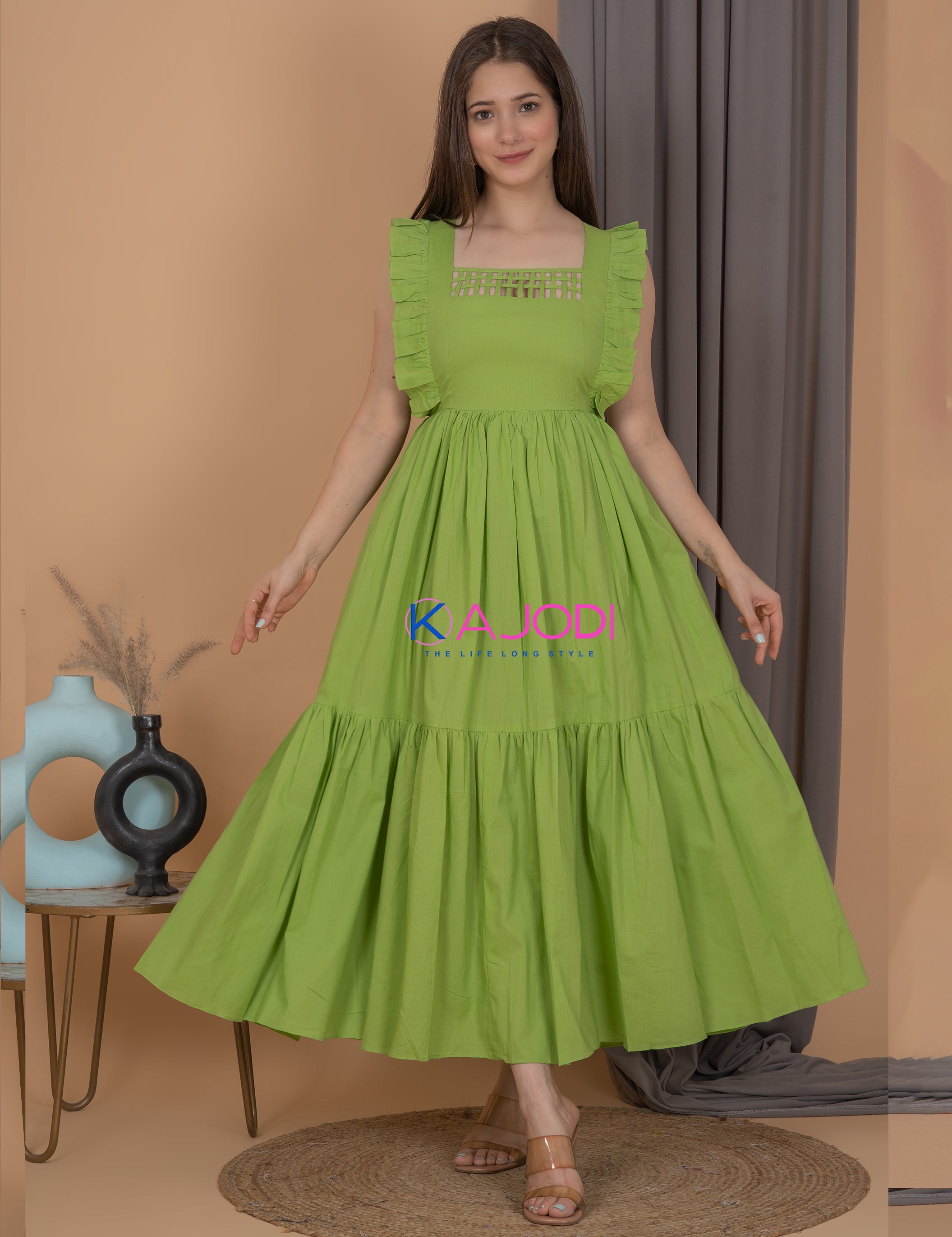 Celina Green Dress