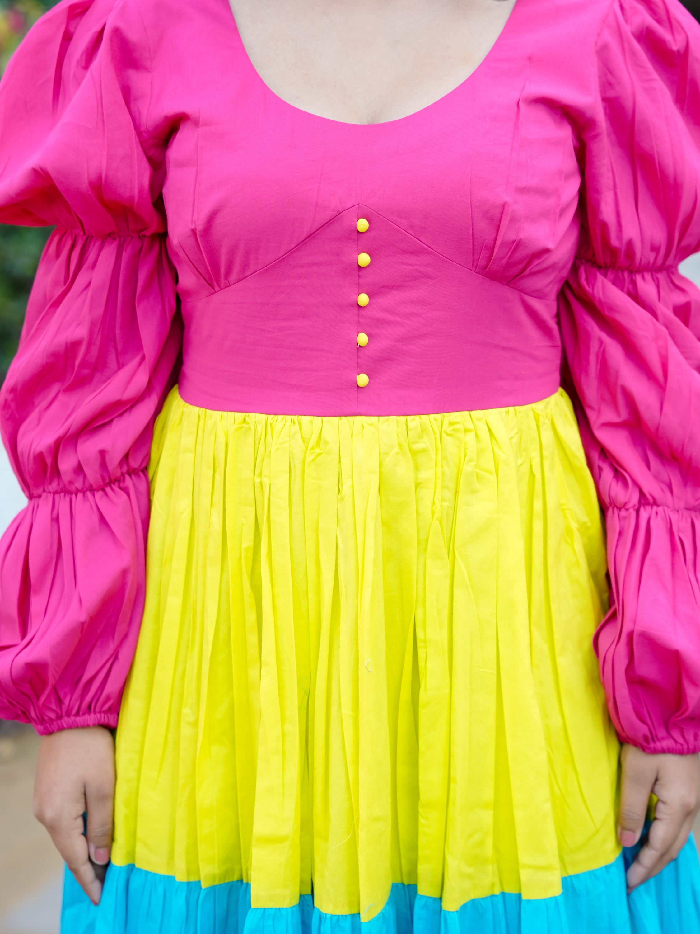 Rainbow Ball Gown Dress