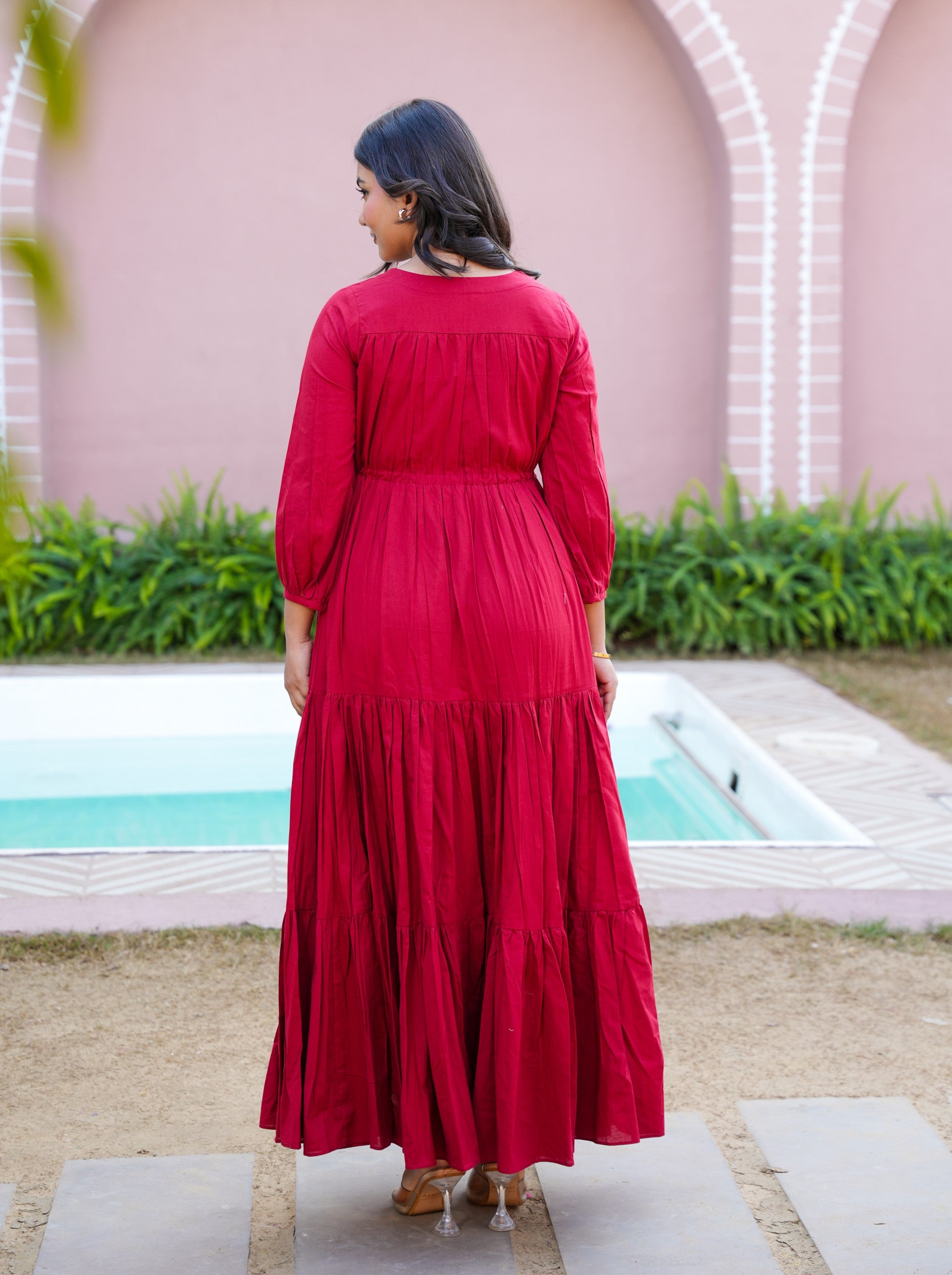 Candle Light Cotton Dress