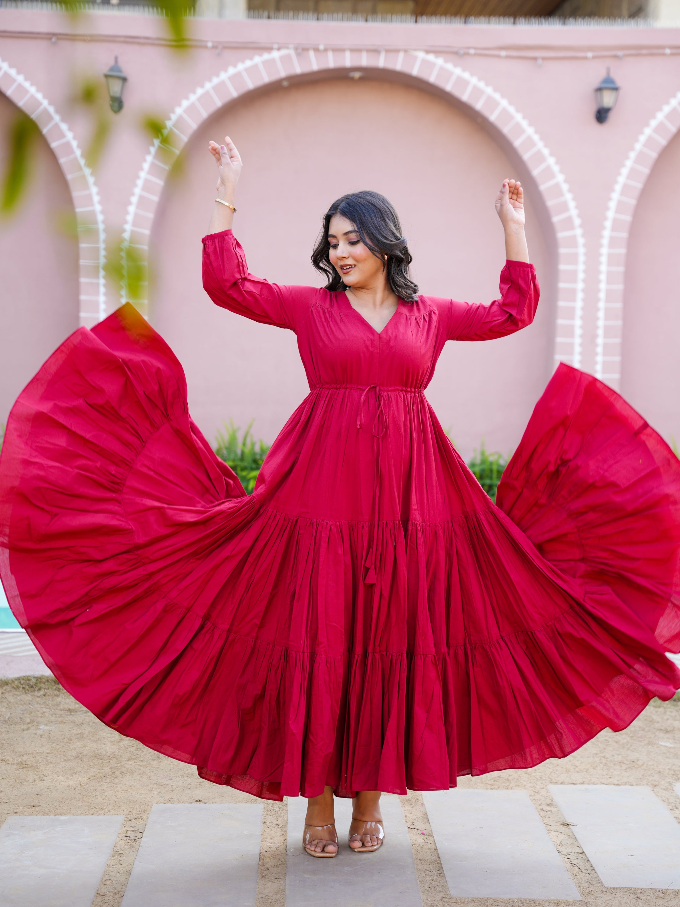 Candle Light Cotton Dress