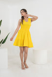 Yellow Short Tier Dress