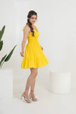 Yellow Short Tier Dress