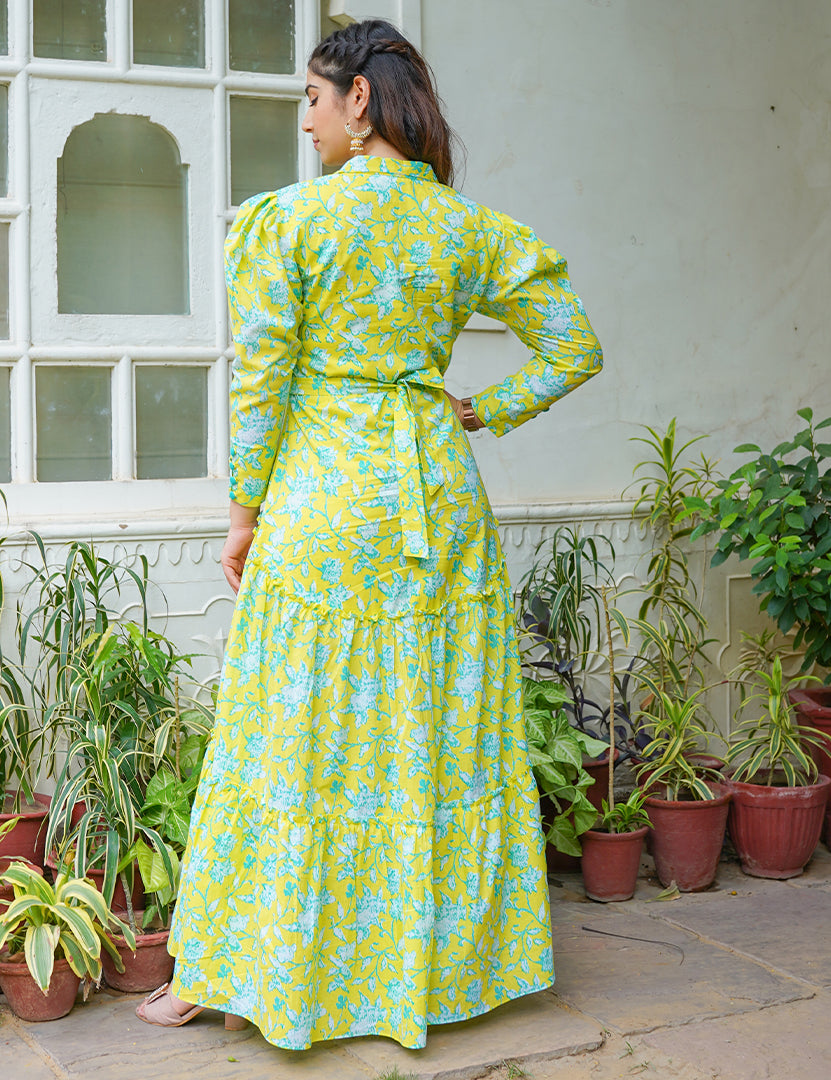 Rubina Long Tiered Dress