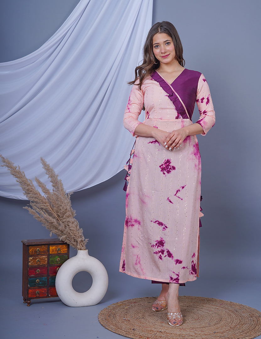 Gauhar Long Kurta with Pant and Dupatta Set (3 Nos in 1 Set)